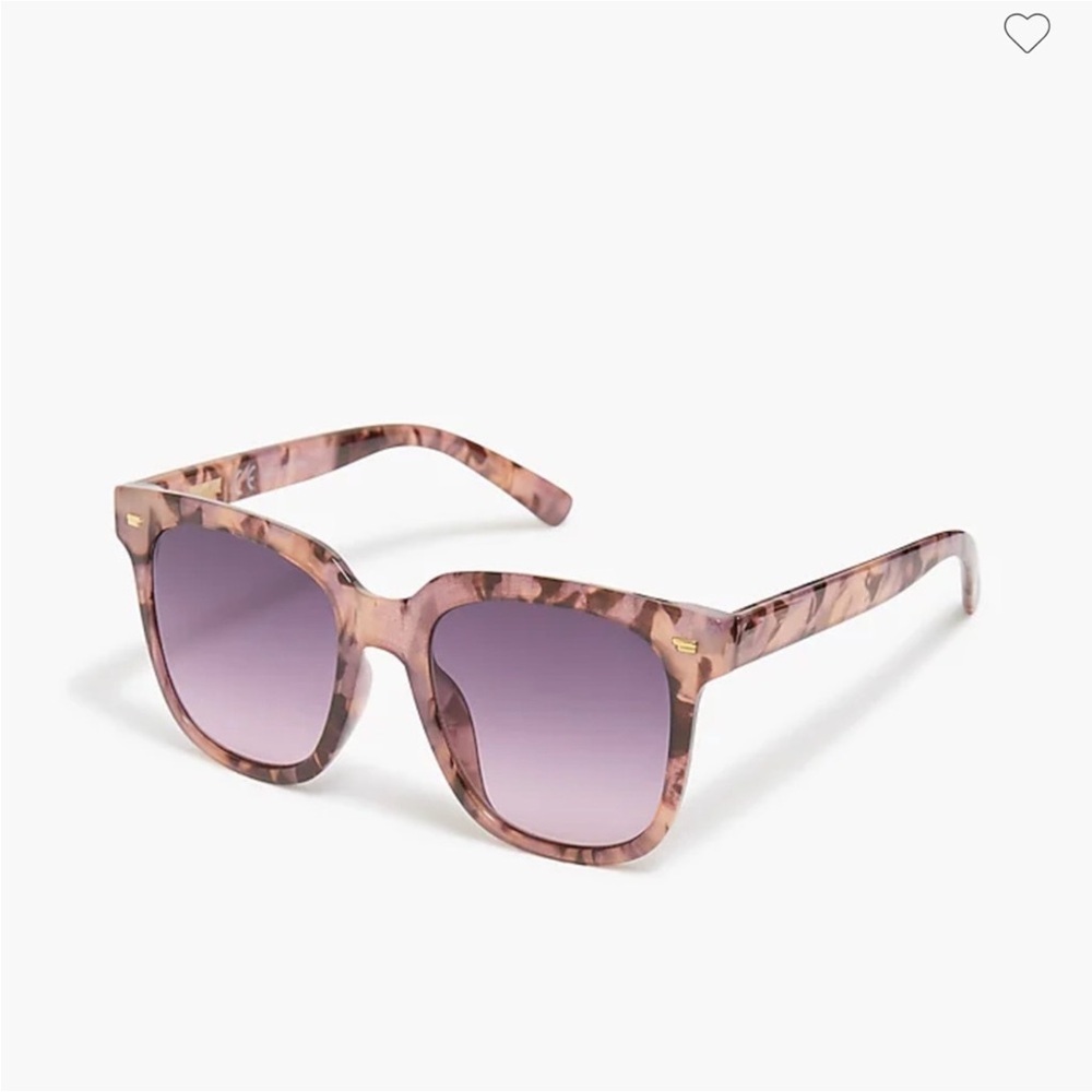 NWT J. Crew D Frame Purple Sunglasses - missing one arm